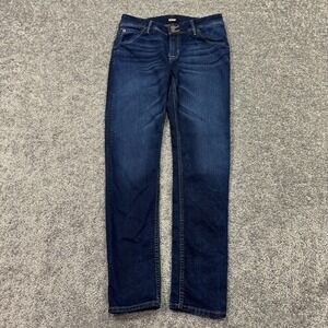 Hudson Jeans Womens 28 Blue Collin Skinny Stretch Dark Wash Denim Preppy City
